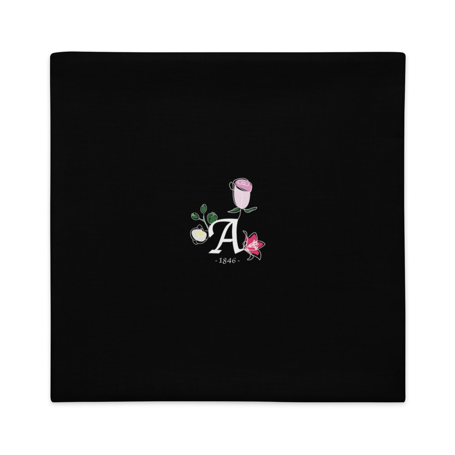 Housse de Coussin Noire JUSTINE