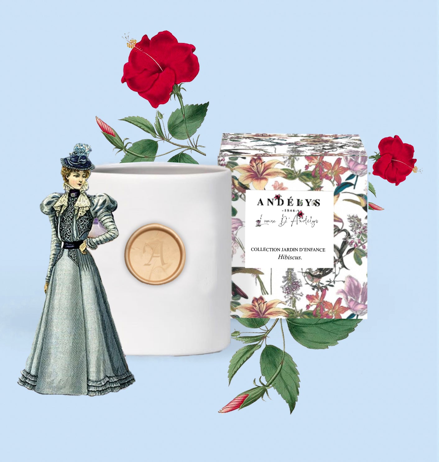 HIBISCUS candle